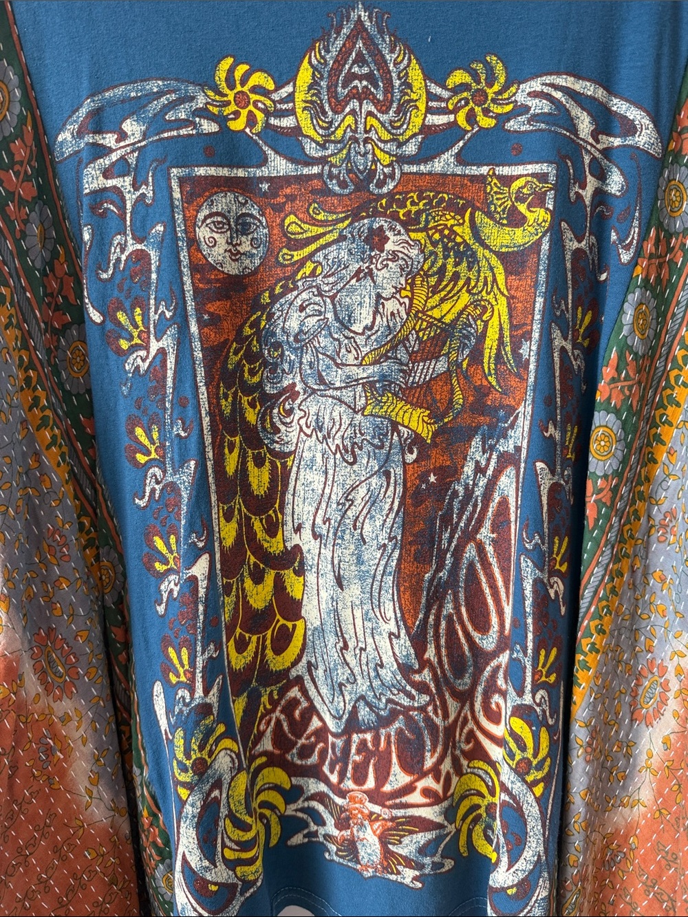 Fleetwood Mac Kantha Upcycled Band Tee - Picture 2 of 7